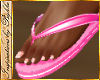 I~Hot Pink Flip Flops