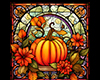 Pumpkin Stained Glass