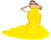 MY Yellow Silk Gown