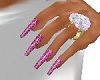 nails pink/purple
