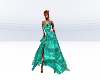 Exotic Aqua Gown