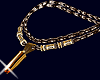 Bullet necklace Brass 2