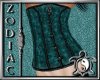 March Corset Teal