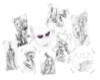 -Batman/Joker Sketches-