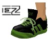 EZ green stripe shoes