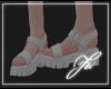 [F] Sandals White