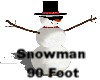 Snowman 90 Foot High