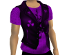 Purple Toxic Vest & Shir