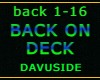 BACK ON DECK