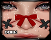 D|Red Stitch Bow