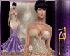 BBR-399 Gold Purple Gown
