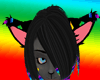 Rainbow Heart Furry Ears