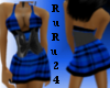[Ru]Blu PlaidDress+Heels