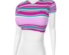 Pink stripe top