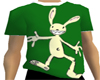 cartoon Bunny - green