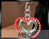 MBC|Dance Earrings Red