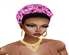 Pink African Head Wrap