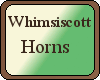 Whimsiscott - horns