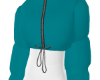 Blue Cropped Puffer