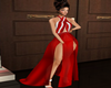 Red/White Hoilday Gown