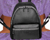 ! Black Leather Backpack