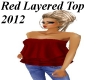 New Red Layered Top 2012