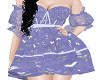 $ Dress Flower Purple