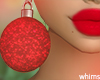 Xmas Gift Earrings Red