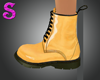 Laced Yellow Boots