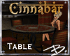 *B* Cinnabar Chat Table