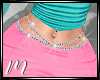 *M* CHIC Pink Skirt /RL