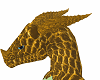 gold dragon head f