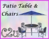 C2u Patio Table/Chairs