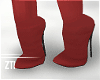 𝓩. Red High Boots XXL