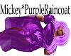 Mickey*Purple Raincoat*