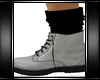 SILVER HIKING BOOTS