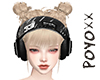 P4--Headset hair-Blonde