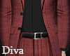 Maroon Suit - Diva