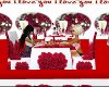 romantic  rose table