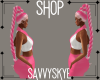 Savvy Pink Long Braid