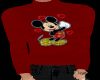 Shirt Winter Mickey Red