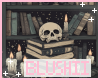 Spooky Bookshelf Bg