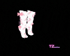 White c.c socks
