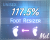 M~ Foot Scaler 117.5%