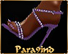 P9)"JAS" Purple Heels