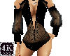 4K Sexy Black Bodysuit