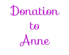 donation to anne