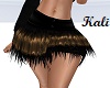 Noir POW Brown Fur Skirt