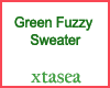 Green Fuzzy Sweater