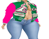 Pink and Green jacket